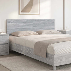 vidaXL Wall-Mounted Headboard HAARLEM Grey Sonoma Engineered Wood 1