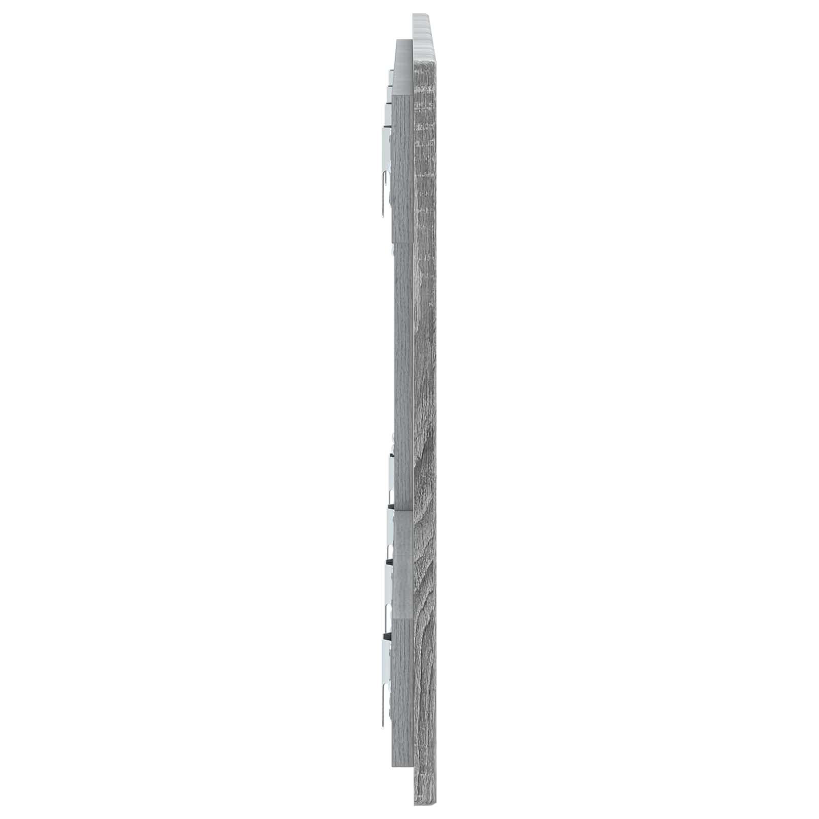 vidaXL Wall-Mounted Headboard HAARLEM Grey Sonoma Engineered Wood 4