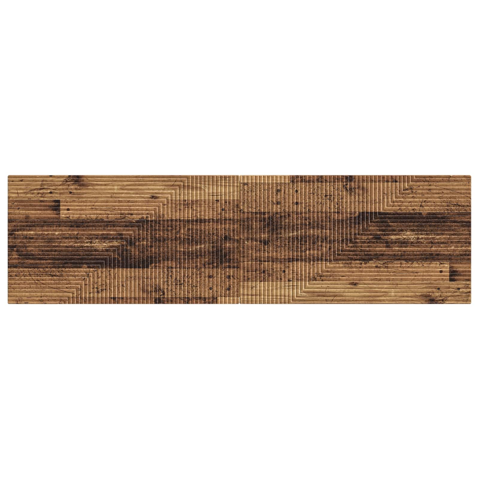 vidaXL Wall-Mounted Headboard HAARLEM Old Wood Engineered Wood 3