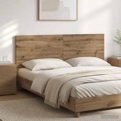 vidaXL Wall-Mounted Headboard HAARLEM Artisan Oak Engineered Wood 1