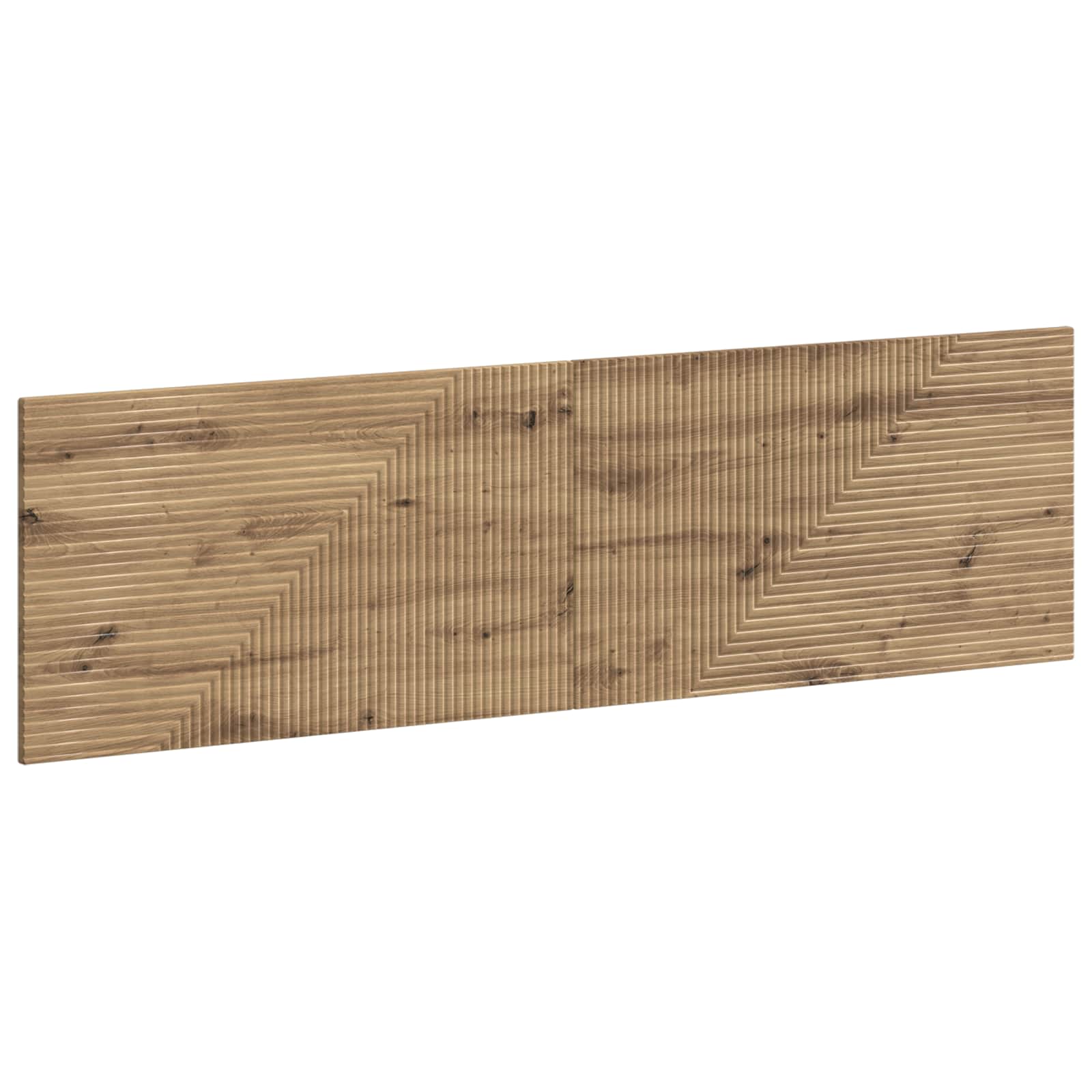 vidaXL Wall-Mounted Headboard HAARLEM Artisan Oak Engineered Wood 2
