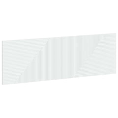 vidaXL Wall-Mounted Headboard HAARLEM White Engineered Wood 2