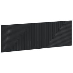 vidaXL Wall-Mounted Headboard HAARLEM Black Engineered Wood 2