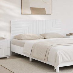 vidaXL Wall-Mounted Headboard HAARLEM Engineered Wood Width 120 cm