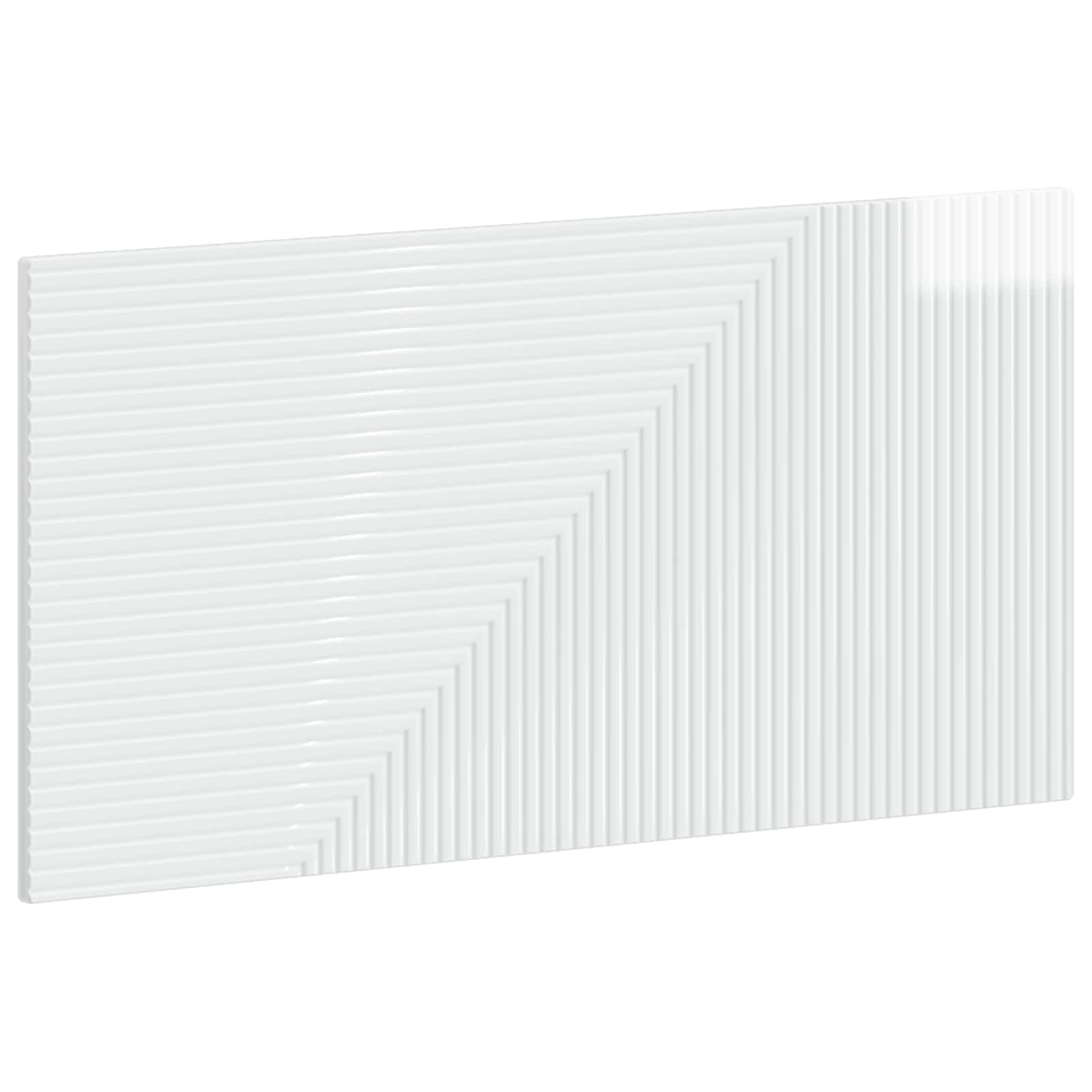 vidaXL Wall-Mounted Headboard HAARLEM High Gloss White Engineered Wood 2
