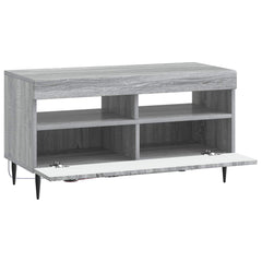 vidaXL LED TV Cabinet Grey Sonoma Engineered Wood 5