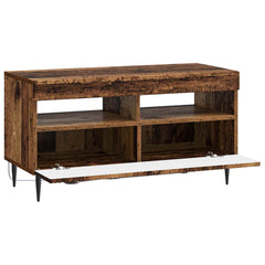 vidaXL LED TV Cabinet Old Wood Engineered Wood 5