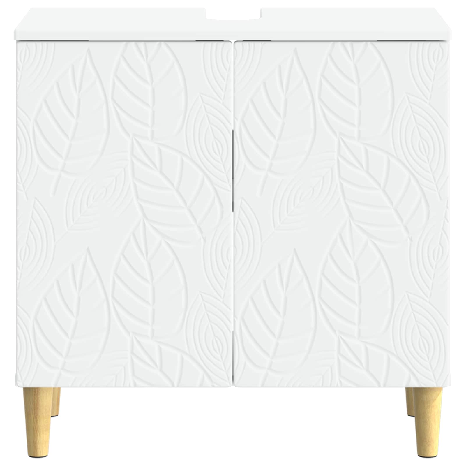 vidaXL Bathroom Sink Cabinet DELFT White 59.5 x 31.5x 59 cm 4