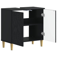 vidaXL Bathroom Sink Cabinet DELFT Black 59.5 x 31.5x 59 cm 3
