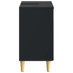 vidaXL Bathroom Sink Cabinet DELFT Black 59.5 x 31.5x 59 cm 5