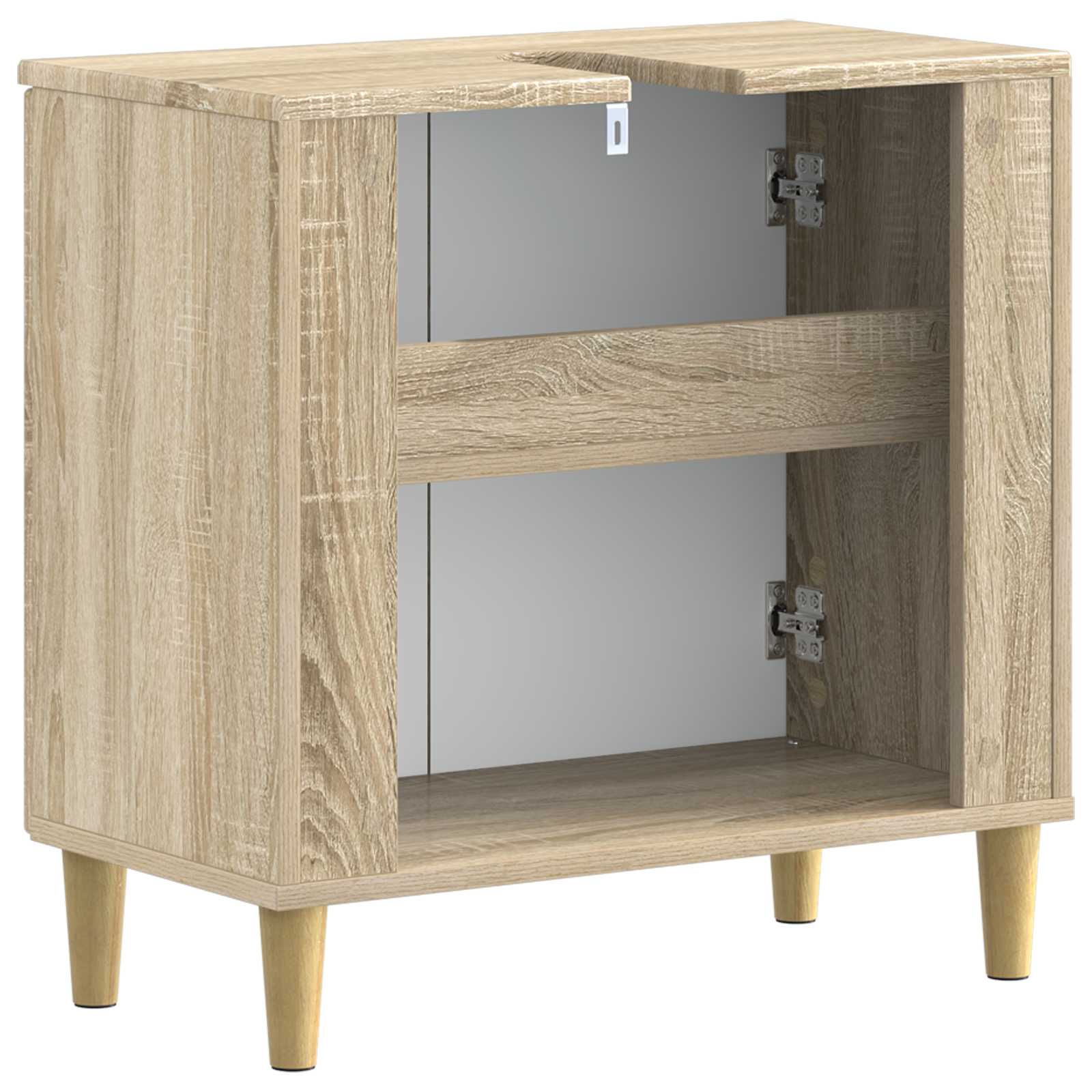 vidaXL Bathroom Sink Cabinet DELFT Sonoma Oak 59.5 x 31.5x 59 cm 6