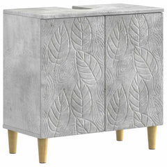 vidaXL Bathroom Sink Cabinet DELFT Concrete Grey 59.5 x 31.5x 59 cm 2