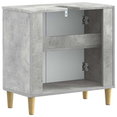 vidaXL Bathroom Sink Cabinet DELFT Concrete Grey 59.5 x 31.5x 59 cm 6