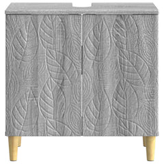 vidaXL Bathroom Sink Cabinet DELFT Grey Sonoma 59.5 x 31.5x 59 cm 4