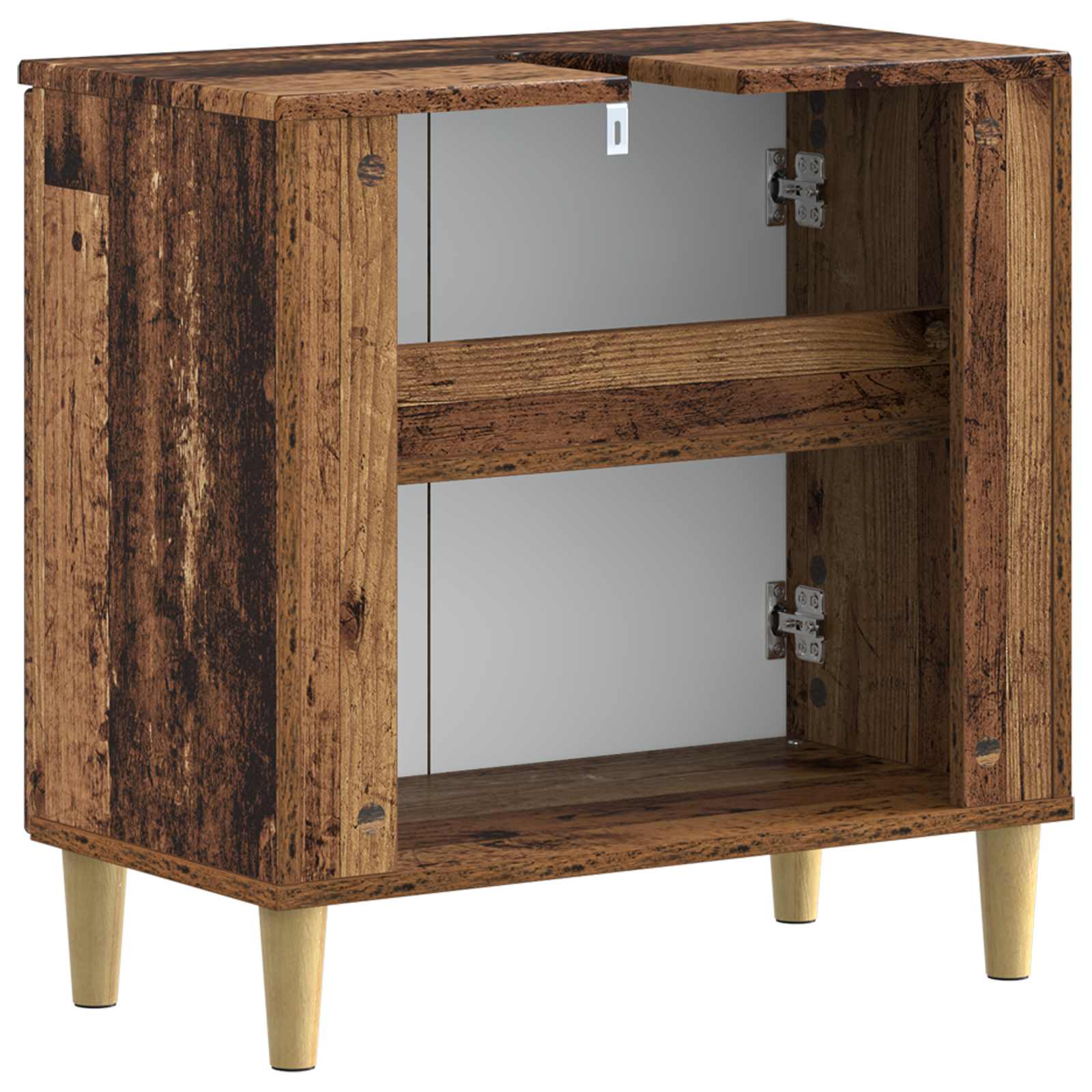 vidaXL Bathroom Sink Cabinet DELFT Old Wood 59.5 x 31.5x 59 cm 6