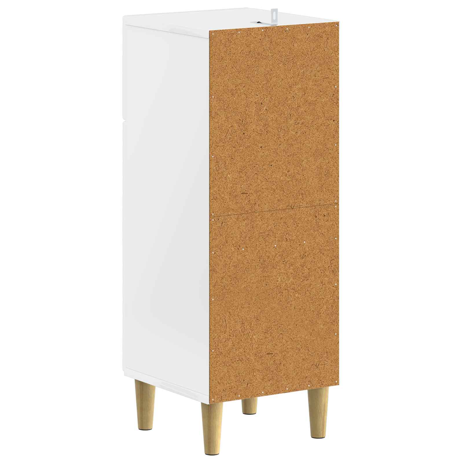 vidaXL Bathroom Storage Cainet DELFT High Gloss White 30 x 31 x 80 cm 6