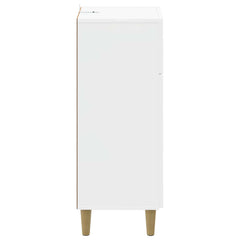 vidaXL Bathroom Storage Cainet DELFT High Gloss White 30 x 31 x 80 cm 5