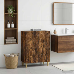vidaXL Bathroom Storage Cainet DELFT Smoked Oak 59.5 x 31 x 80 cm 1