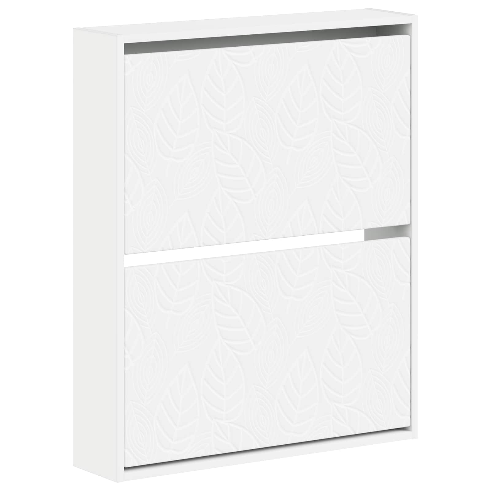 vidaXL Wall-Mounted Shoe Cabinet DELFT 71 x 17 x 86 cm Engineered Wood 2