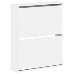 vidaXL Wall-Mounted Shoe Cabinet DELFT 71 x 17 x 86 cm Engineered Wood 2