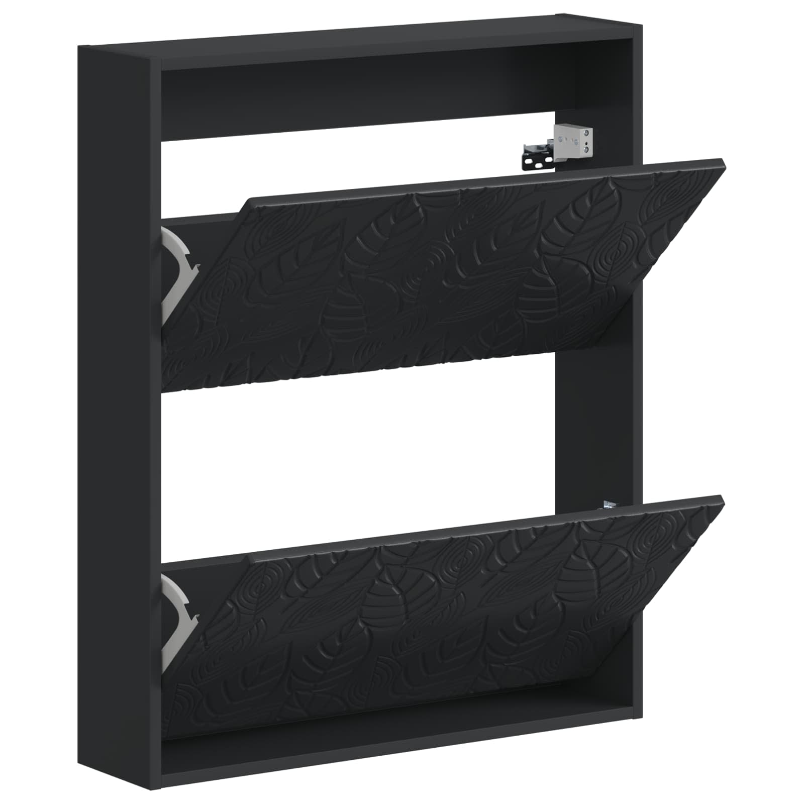 vidaXL Wall-Mounted Shoe Cabinet DELFT 71 x 17 x 86 cm Engineered Wood 3