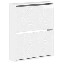 vidaXL Wall-Mounted Shoe Cabinet DELFT 71 x 17 x 86 cm Engineered Wood 2