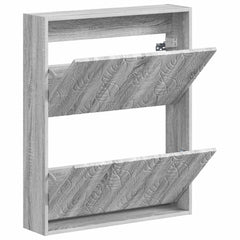 vidaXL Wall-Mounted Shoe Cabinet DELFT 71 x 17 x 86 cm Engineered Wood 3
