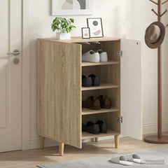 vidaXL Shoe Cabinet DELFT 59.5 x 39.5 x 90 cm Engineered Wood 1