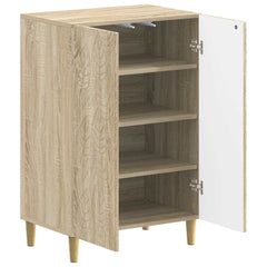 vidaXL Shoe Cabinet DELFT 59.5 x 39.5 x 90 cm Engineered Wood 3