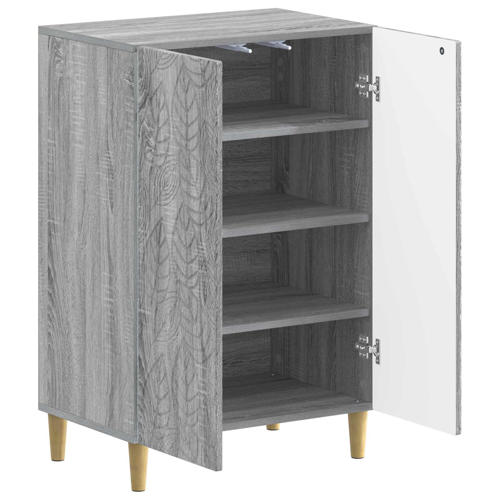 vidaXL Shoe Cabinet DELFT 59.5 x 39.5 x 90 cm Engineered Wood 3
