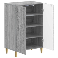 vidaXL Shoe Cabinet DELFT 59.5 x 39.5 x 90 cm Engineered Wood 3
