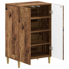 vidaXL Shoe Cabinet DELFT 59.5 x 39.5 x 90 cm Engineered Wood Old Wood 3