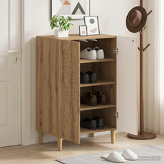 vidaXL Shoe Cabinet DELFT 59.5 x 39.5 x 90 cm Engineered Wood 1