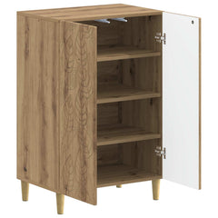 vidaXL Shoe Cabinet DELFT 59.5 x 39.5 x 90 cm Engineered Wood 3