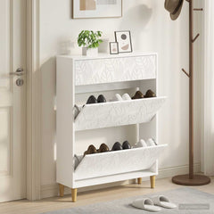 vidaXL Shoe Cabinet DELFT 78 x 24 x 103 cm Engineered Wood 1