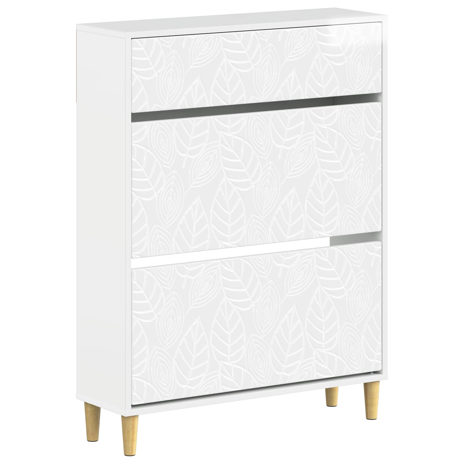 vidaXL Shoe Cabinet DELFT 78 x 24 x 103 cm Engineered Wood 2