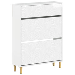vidaXL Shoe Cabinet DELFT 78 x 24 x 103 cm Engineered Wood 2