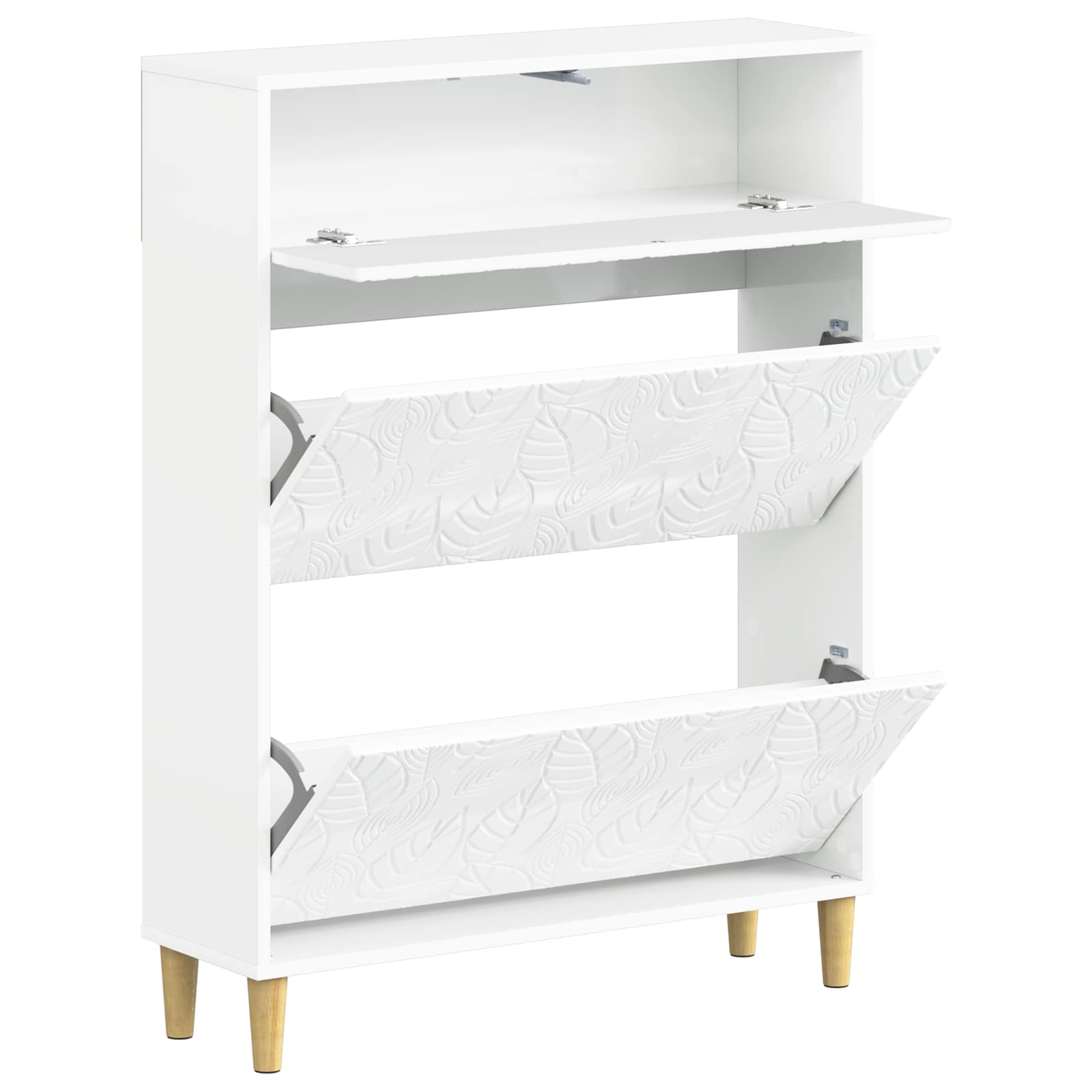 vidaXL Shoe Cabinet DELFT 78 x 24 x 103 cm Engineered Wood 3