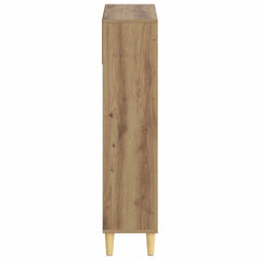 vidaXL Shoe Cabinet DELFT 78 x 24 x 103 cm Engineered Wood Artisan Oak 5