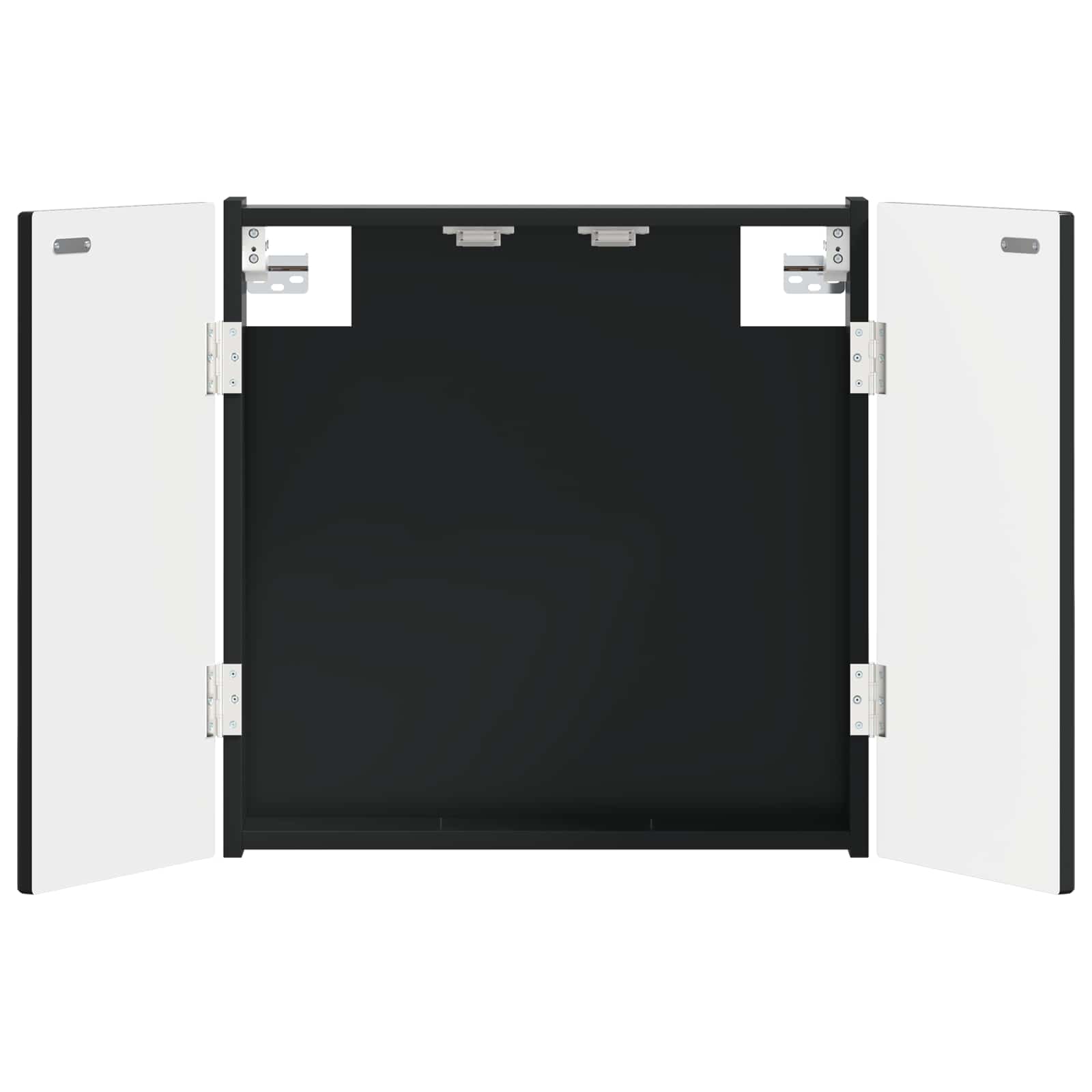 vidaXL Dartboard Cabinet DELFT Black 52.5 x 10.5 x 53.5 cm 2