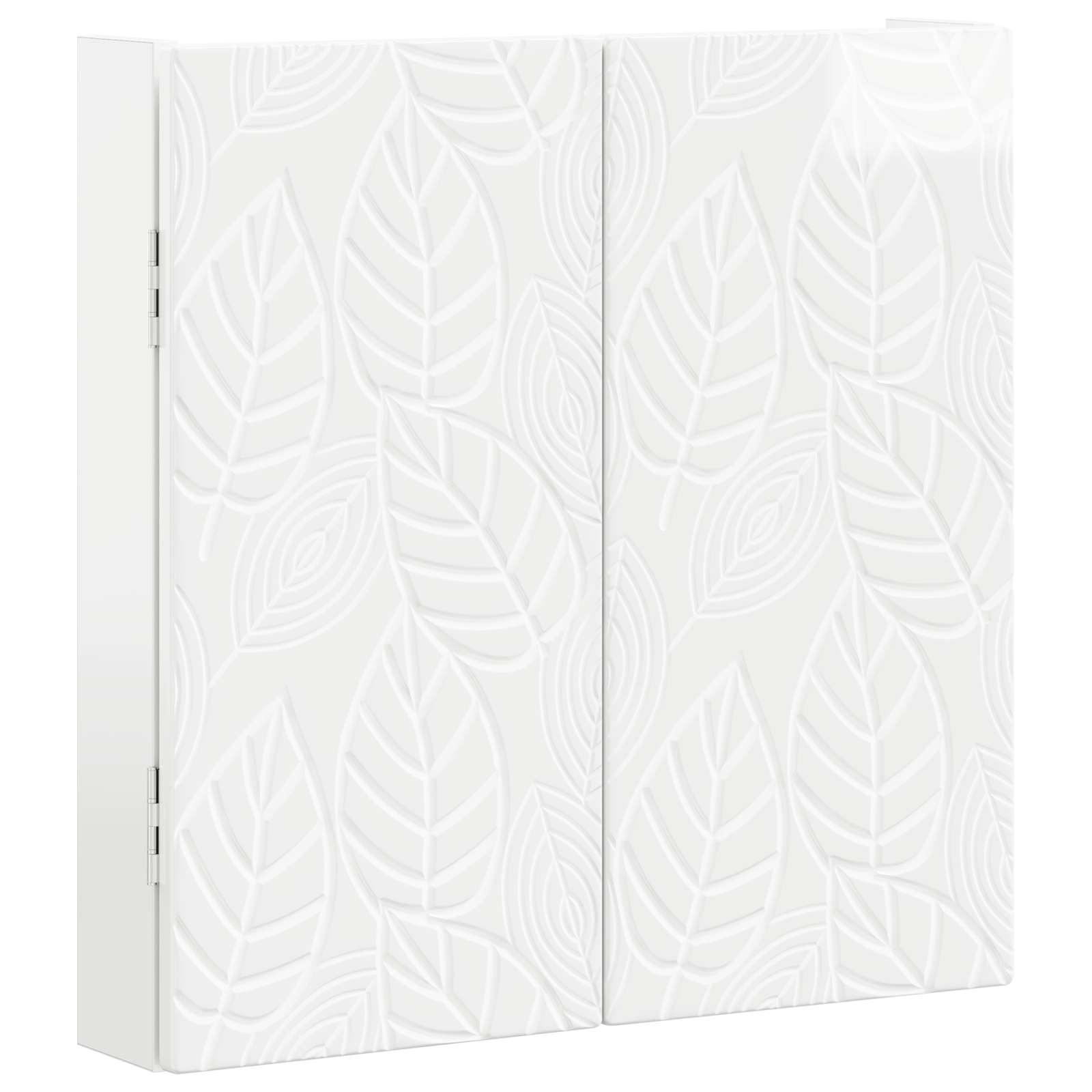 vidaXL Dartboard Cabinet DELFT High Gloss White 52.5 x 10.5 x 53.5 cm 4