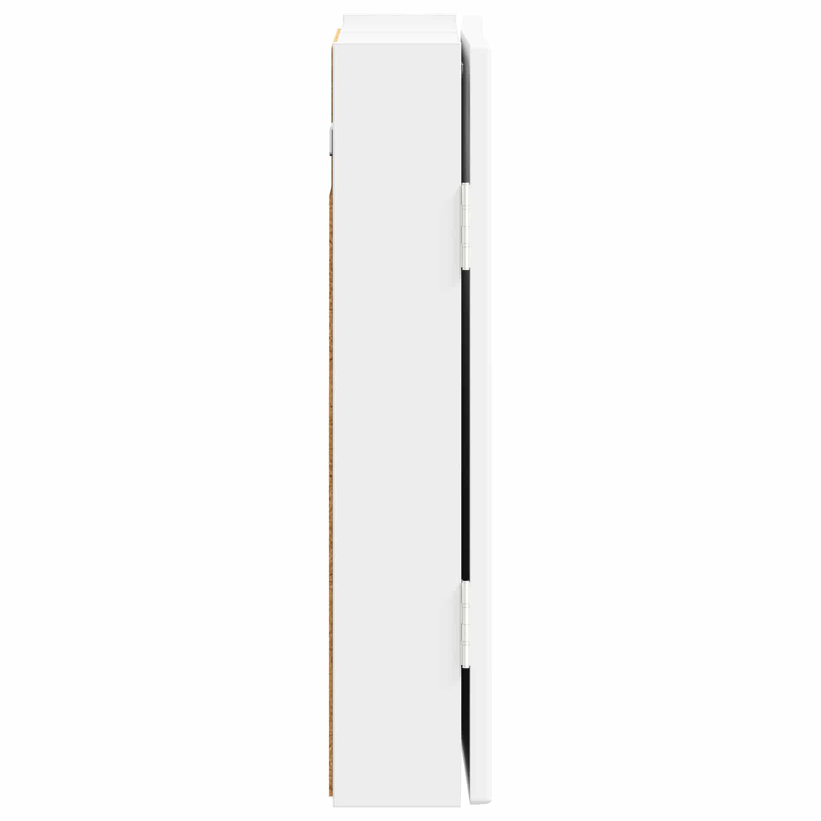 vidaXL Dartboard Cabinet DELFT High Gloss White 52.5 x 10.5 x 53.5 cm 5