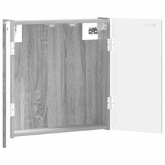 vidaXL Dartboard Cabinet DELFT Grey Sonoma 52.5 x 10.5 x 53.5 cm 3