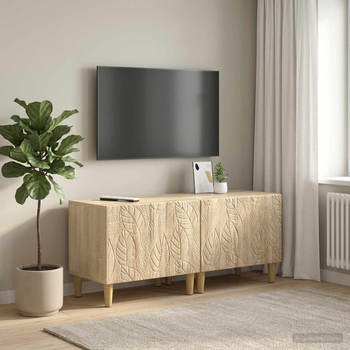 TV Cabinet Engineered Wood Sonoma oak