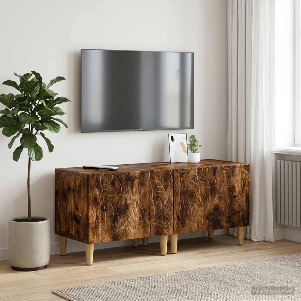 TV Cabinet Engineered Wood Smoked oak