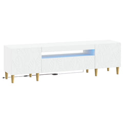 LED TV Cabinet DELFT 153 x 35 x 43 cm White