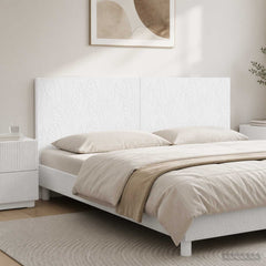 vidaXL Wall-Mounted Headboard DELFT White Engineered Wood 1