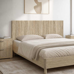 vidaXL Wall-Mounted Headboard DELFT Sonoma Oak Engineered Wood 1
