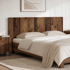 vidaXL Wall-Mounted Headboard DELFT Old Wood Engineered Wood 1