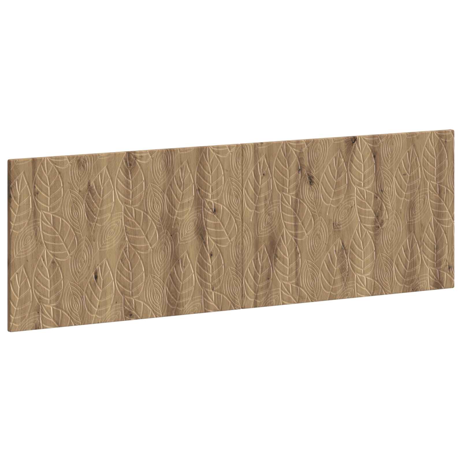 vidaXL Wall-Mounted Headboard DELFT Artisan Oak Engineered Wood 2